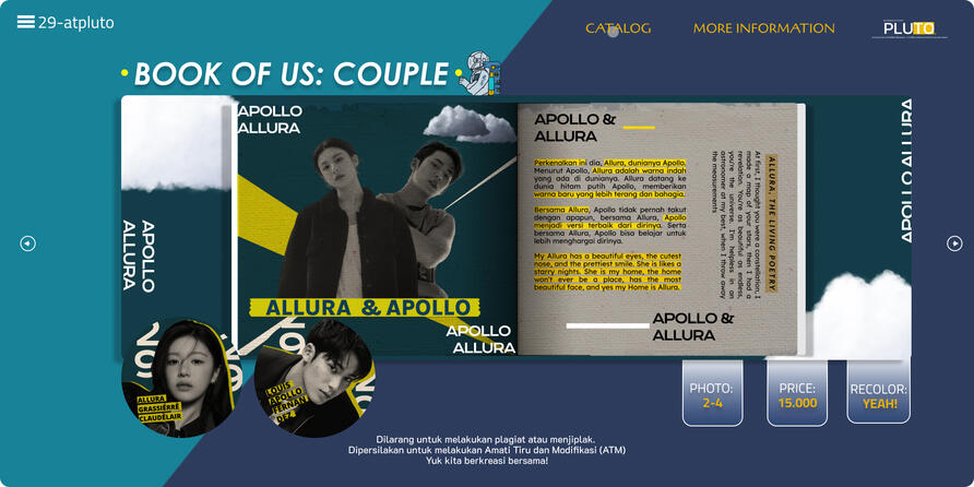 A BOOK OF US / Couple - Individu - Squad