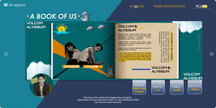 A BOOK OF US / Couple - Individu - Squad